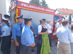 Fahnenwiederweihe mit Fahrzeugsegnung